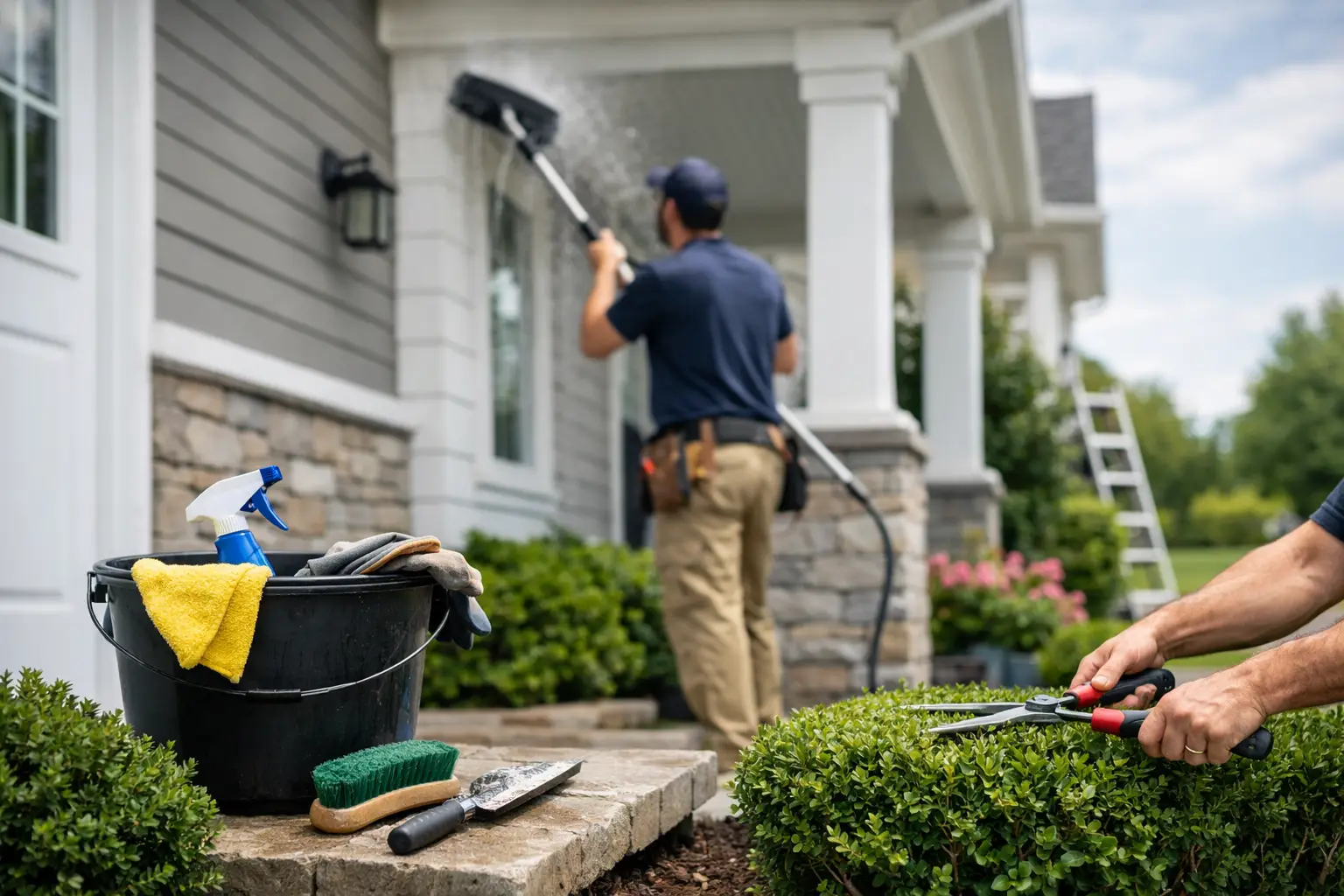 How to maintain rental property exterior