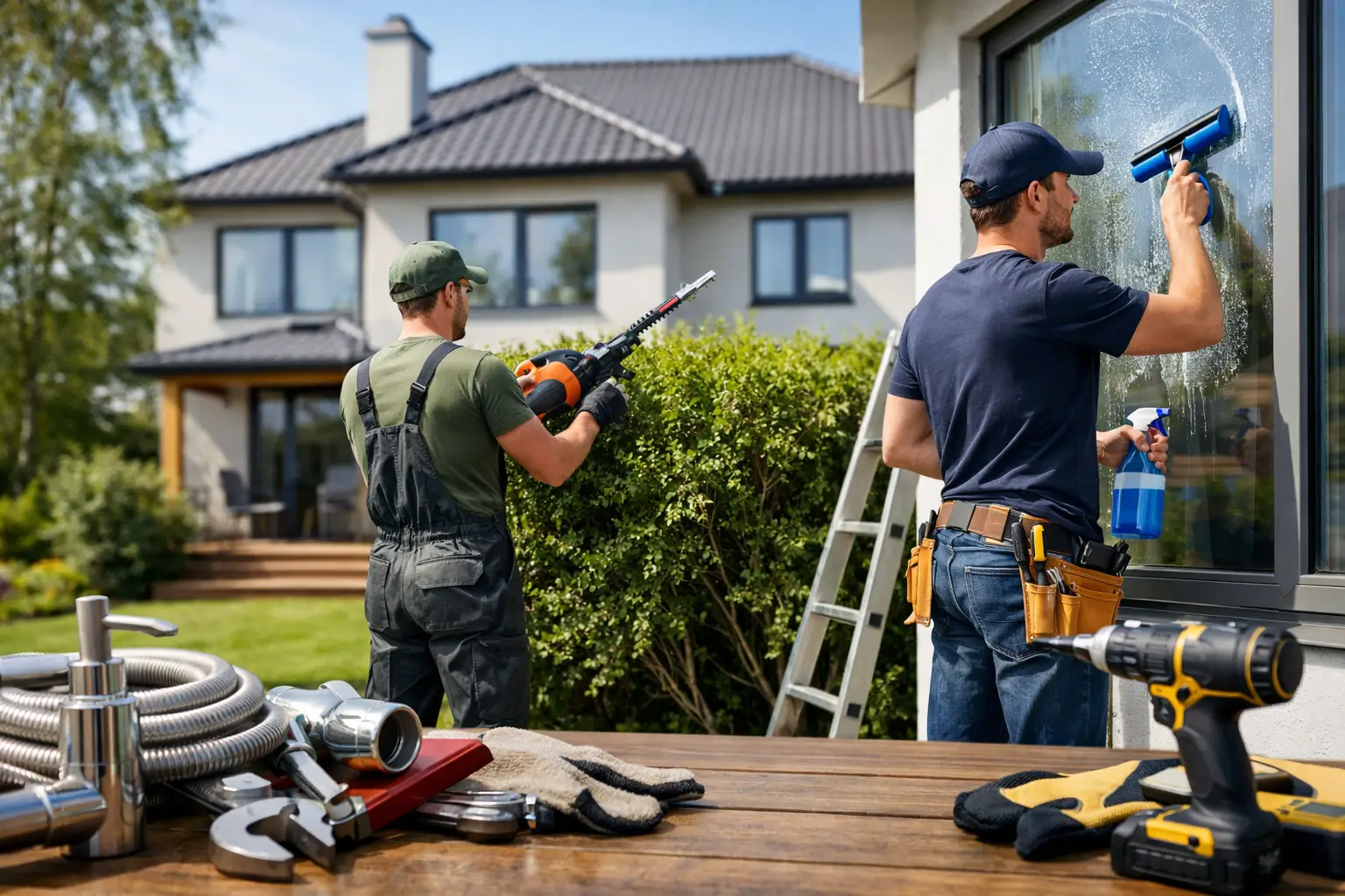 Bästa tjänsterna för villaunderhåll hemma